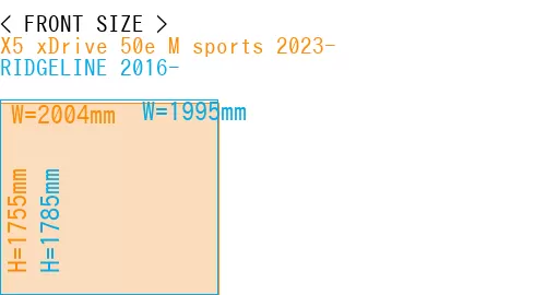#X5 xDrive 50e M sports 2023- + RIDGELINE 2016-